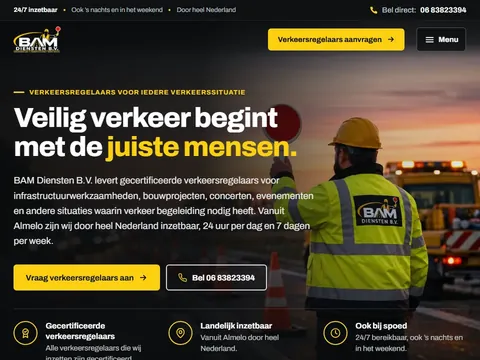 BAM Diensten — screenshot