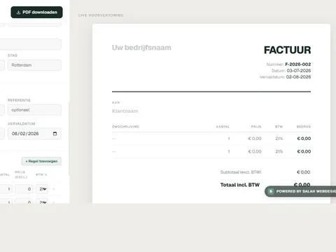 Invoice & quote generator — screenshot