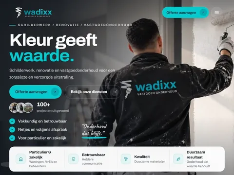 Wadixx Vastgoed Onderhoud — screenshot